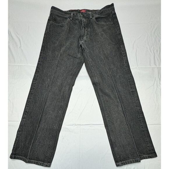 Sean John Hamilton Men's Relaxed Fit Straight Black Denim Jeans - Size 34x30 - Picture 1 of 6